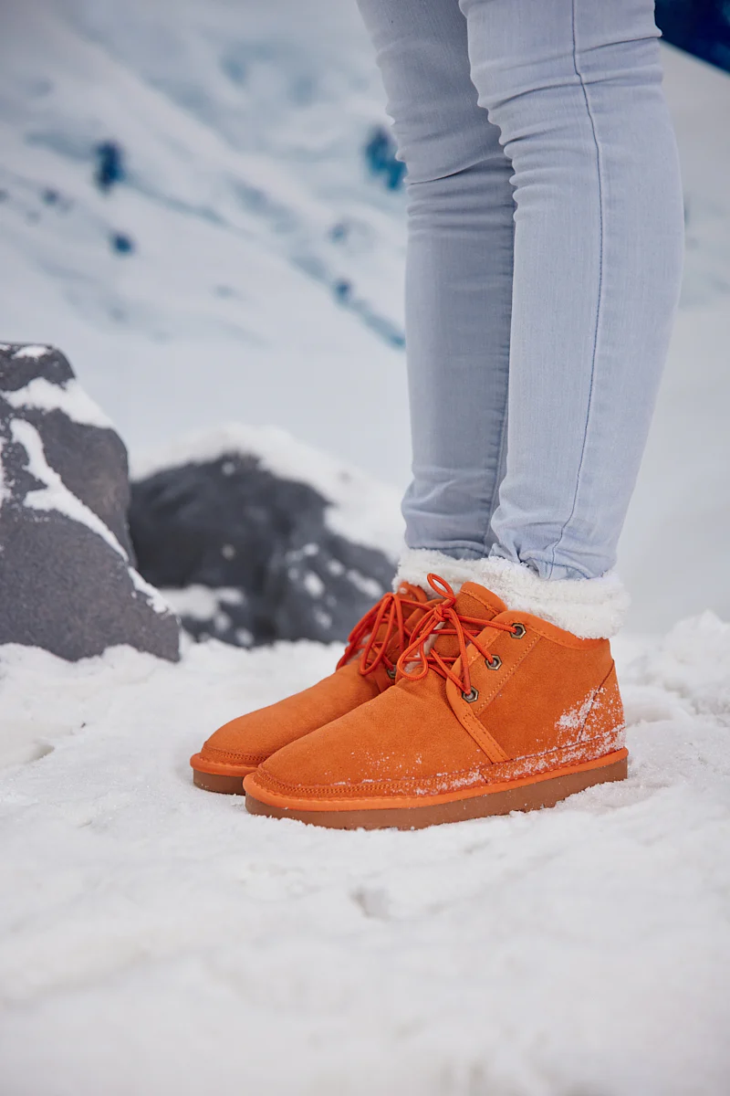 Smaibulun Ugg | Bellman Wool Lined Lace-Up Boots - Orange - Image 5