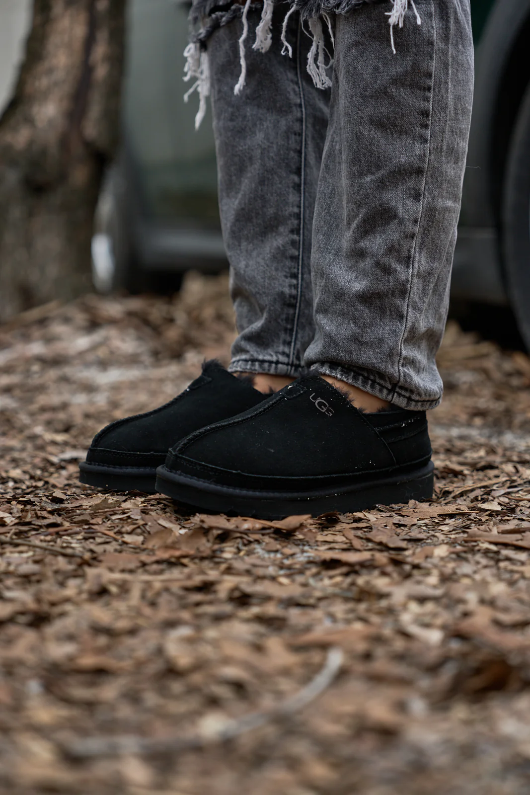 Smaibulun Ugg | Brisk Feels Wool Blend Slipper Boot - black - Image 3