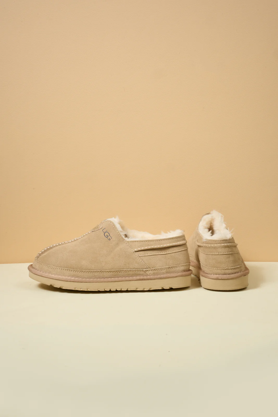 Smaibulun Ugg | Brisk Feels Wool Blend Slipper Boot - Sand - Image 11