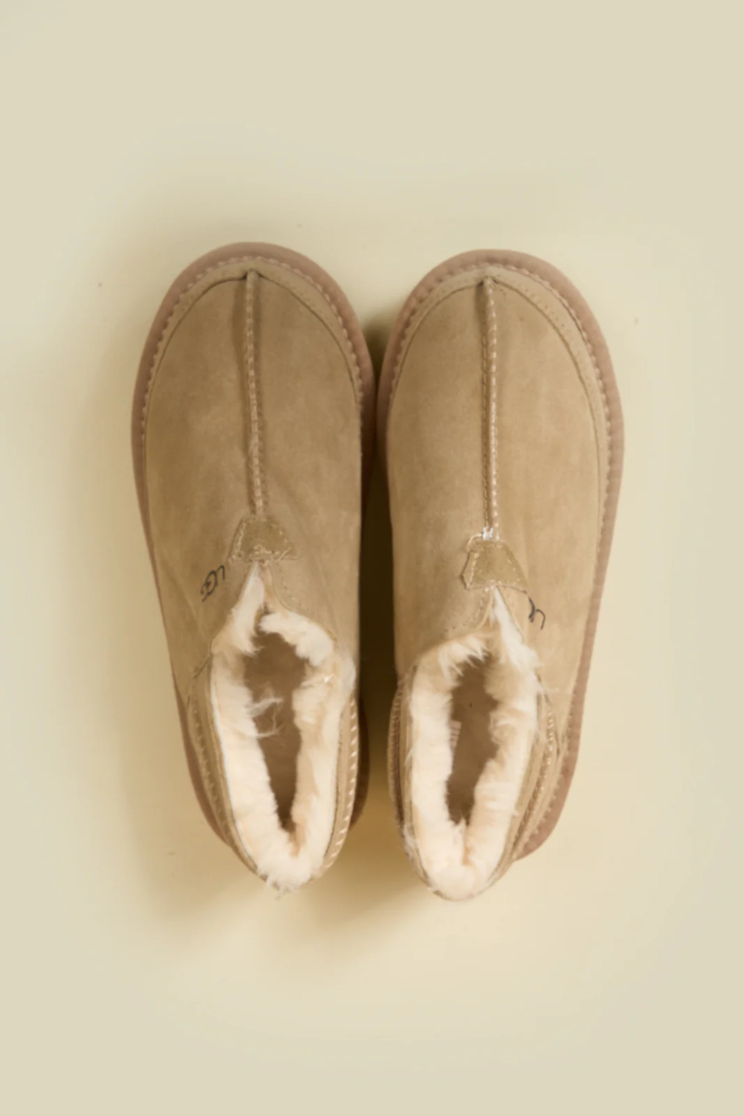 Smaibulun Ugg | Brisk Feels Wool Blend Slipper Boot - Sand - Image 12