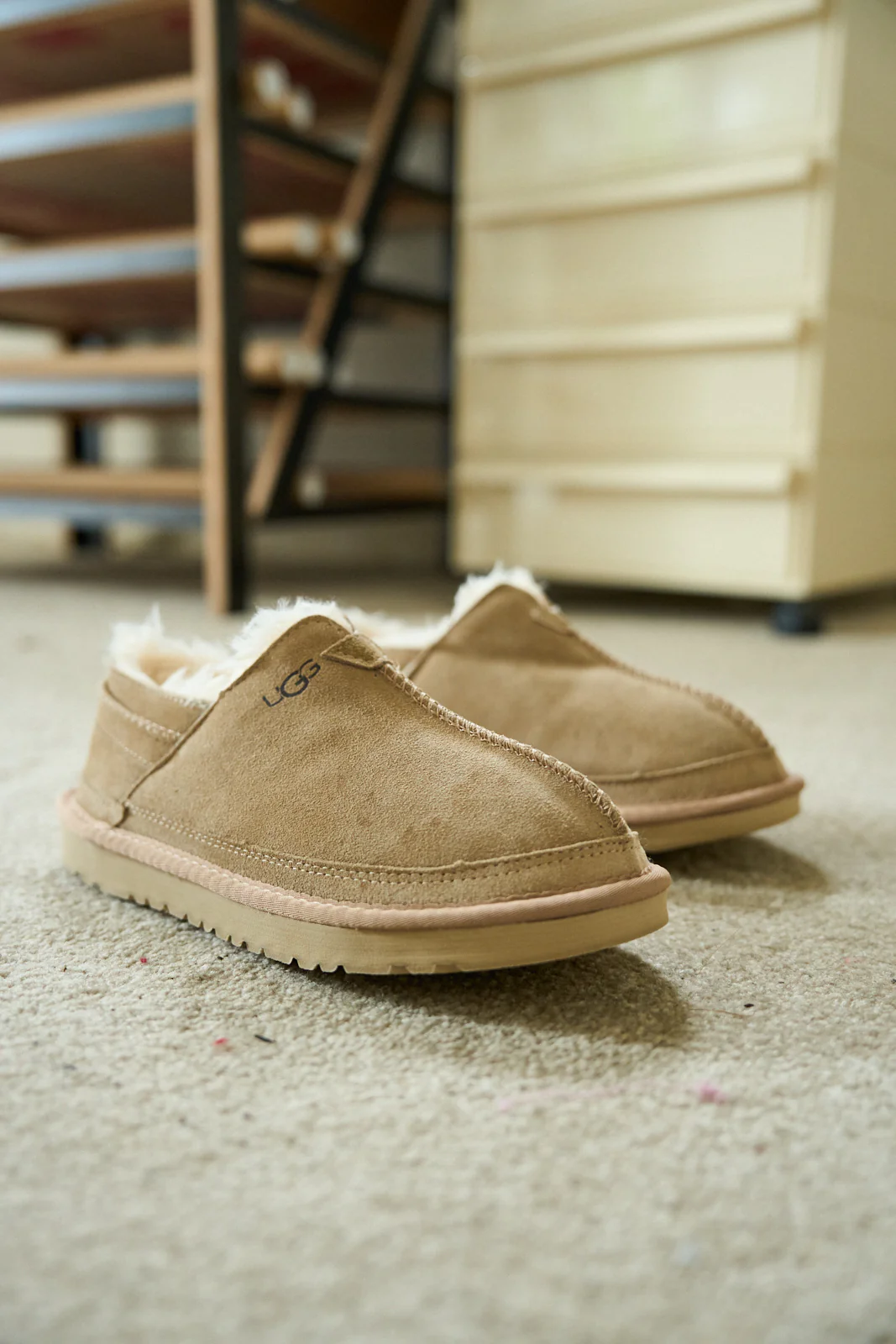Smaibulun Ugg | Brisk Feels Wool Blend Slipper Boot - Sand - Image 7