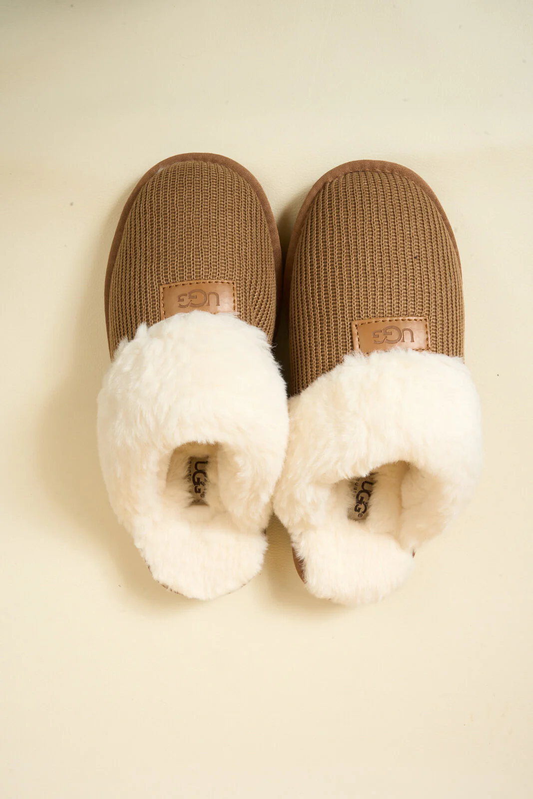 SMAIBULUN Ugg | Corduroy Knit Wool Blend Slipper - chestnut - Image 14