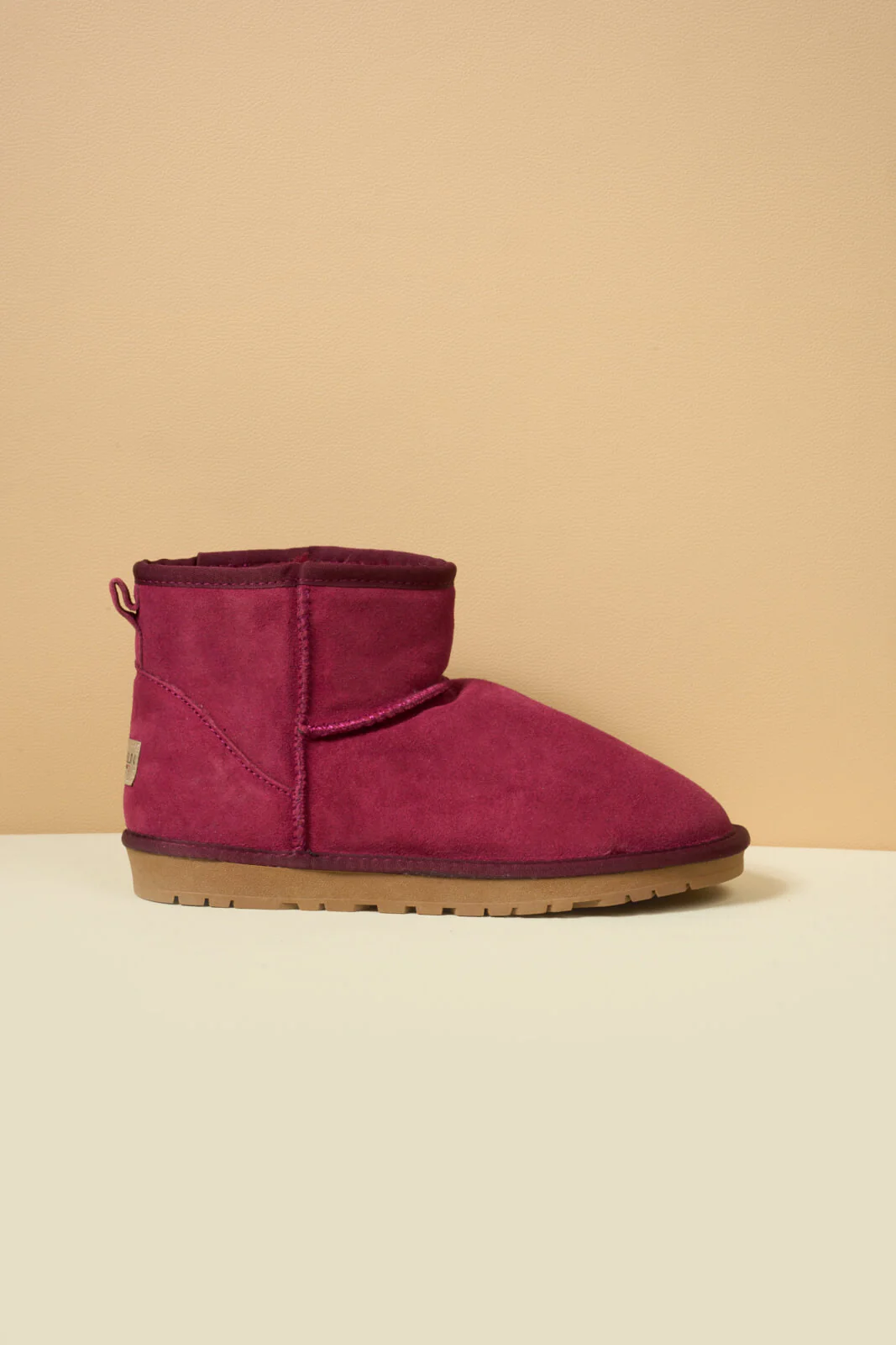 SMAIBULUN Ugg | Faux Fur-Lined Classic Short Ugg Boots - claret - Image 10