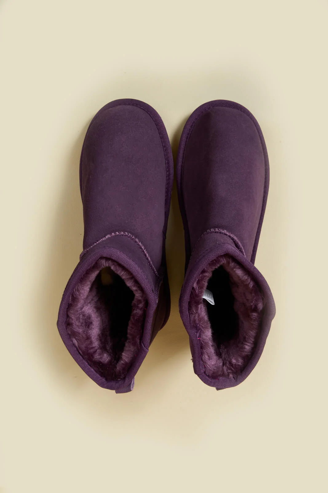 SMAIBULUN Ugg | Faux Fur-Lined Classic Short Ugg Boots - purple - Image 11