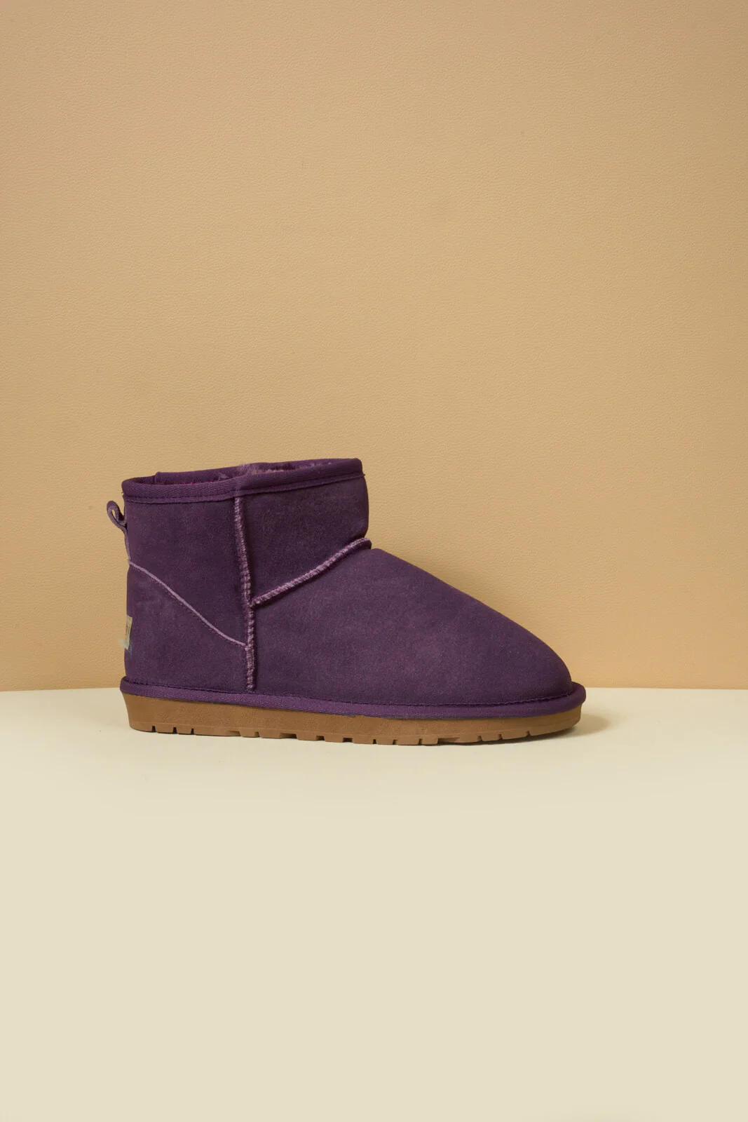 SMAIBULUN Ugg | Faux Fur-Lined Classic Short Ugg Boots - purple - Image 9