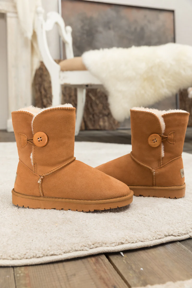 SMAIBULUN Ugg | Faux Fur-Lined Classic Side Button boots - Image 7