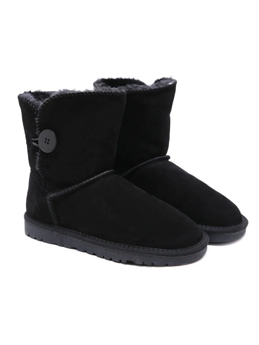 SMAIBULUN Ugg | Faux Fur-Lined Classic Side Button boots - Image 8