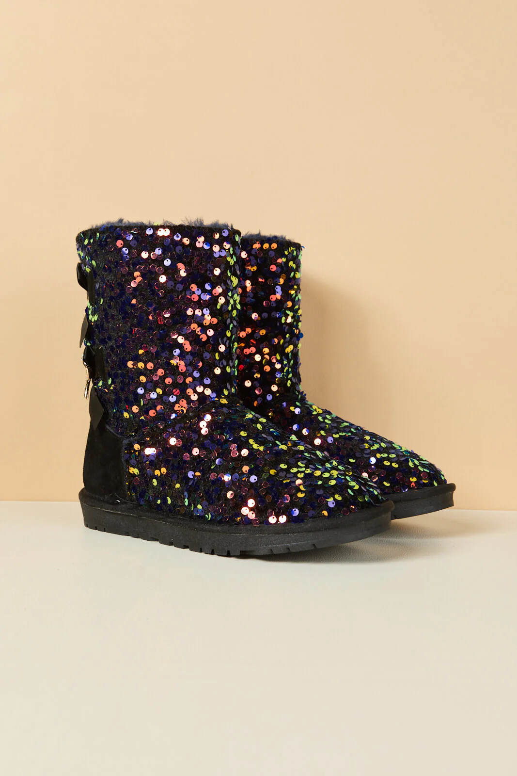 Smaibulun Ugg | Haute Holidays Sequin Glam Shearling Boots - multi - Image 11