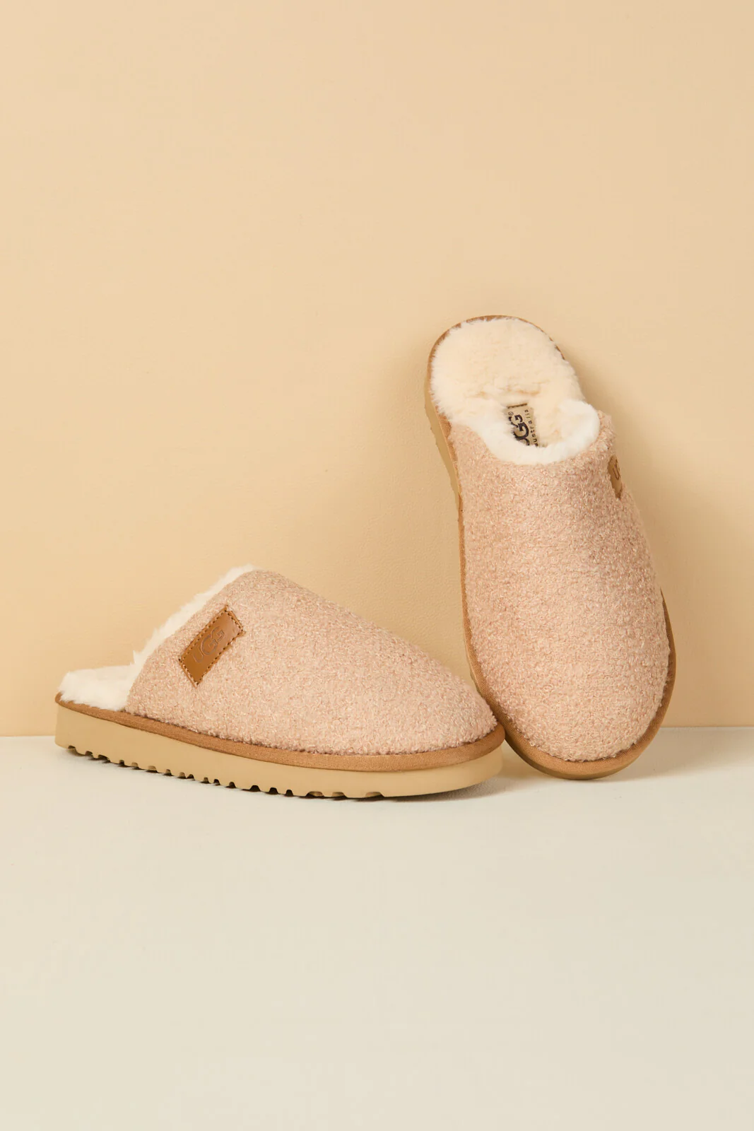 SMAIBULUN Ugg | Languorous Shepherd Blend Wool Slipper - beige - Image 11