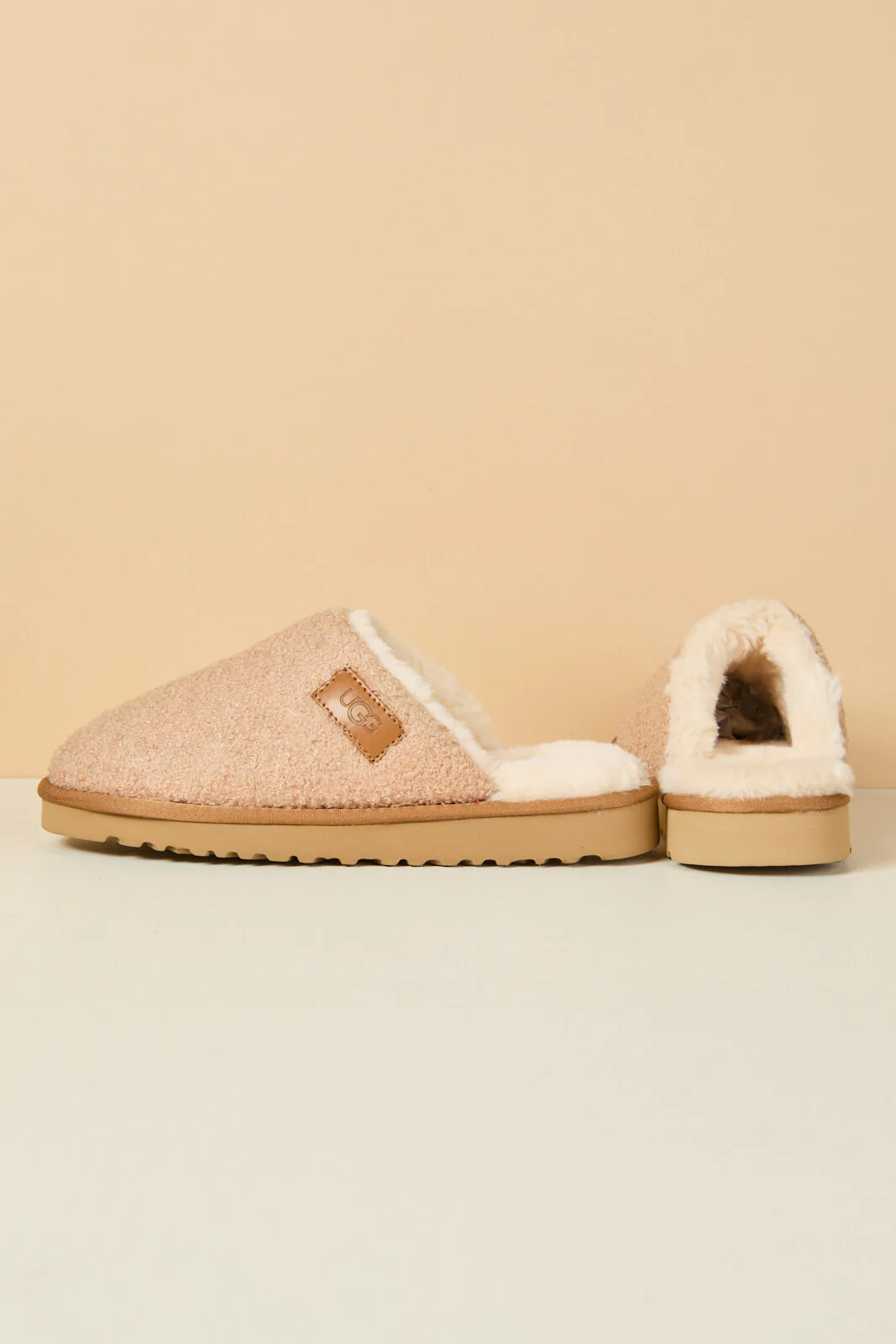 SMAIBULUN Ugg | Languorous Shepherd Blend Wool Slipper - beige - Image 13