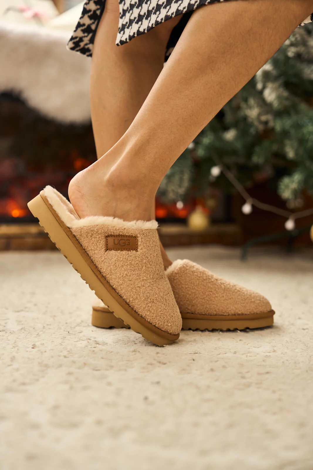 SMAIBULUN Ugg | Languorous Shepherd Blend Wool Slipper - beige - Image 6