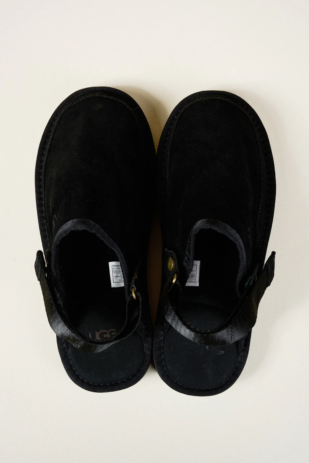 Smaibulun Ugg | Lyla Suede Slingback Scuff Slipper - black - Image 14