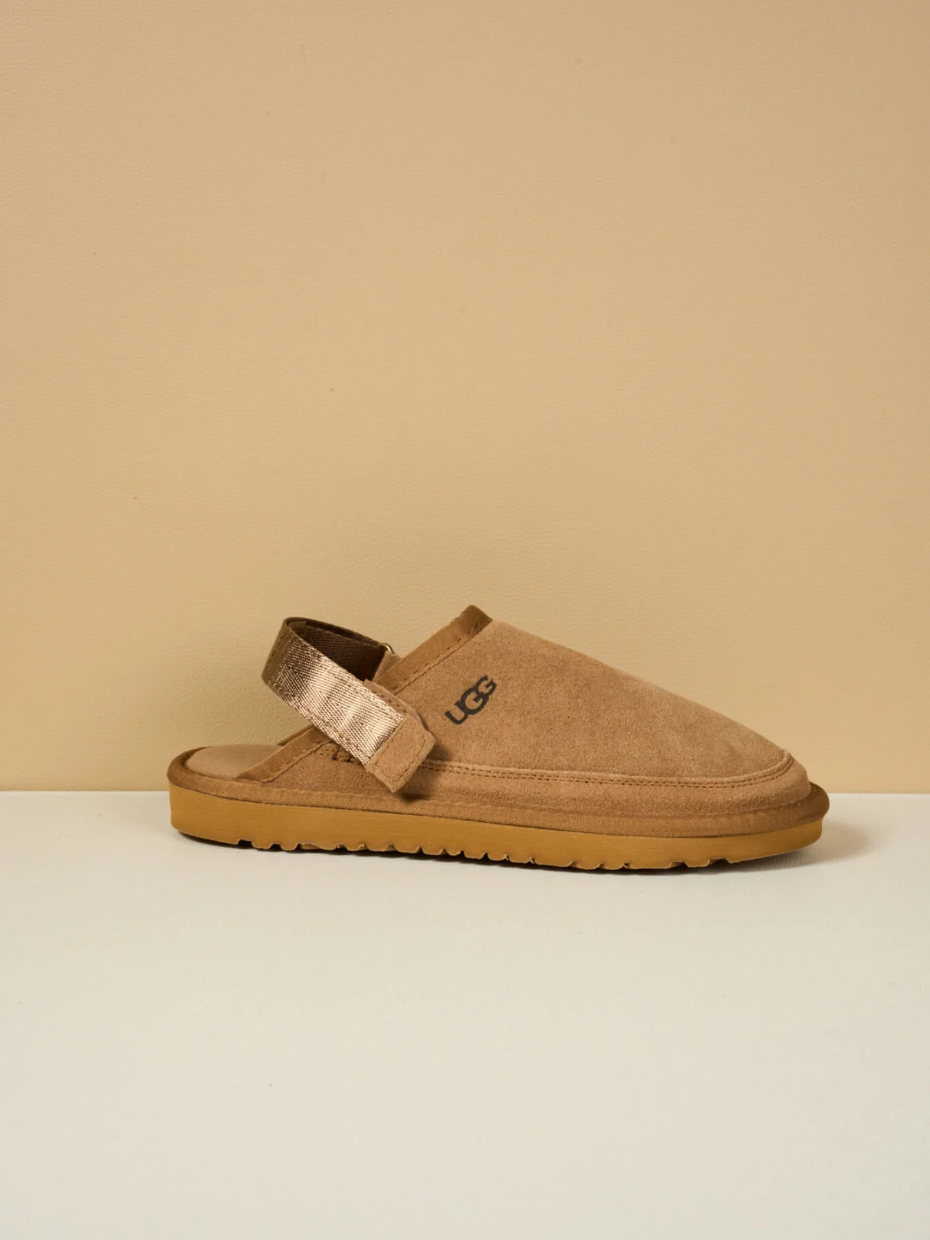 Smaibulun Ugg | Lyla Suede Slingback Scuff Slipper - chestnut - Image 3