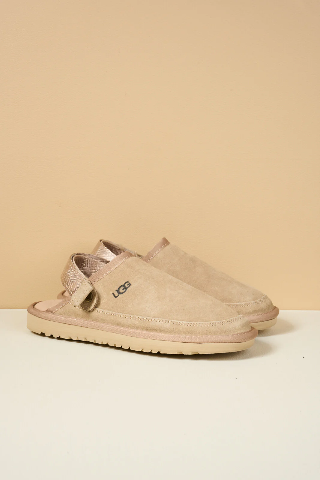Smaibulun Ugg | Lyla Suede Slingback Scuff Slipper - sand - Image 11