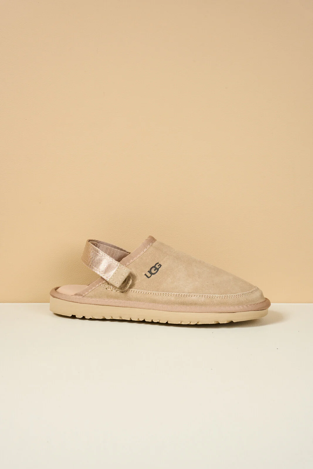 Smaibulun Ugg | Lyla Suede Slingback Scuff Slipper - sand - Image 12