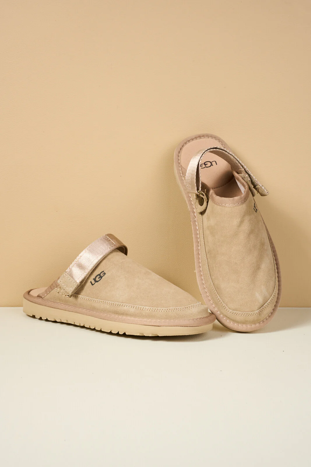 Smaibulun Ugg | Lyla Suede Slingback Scuff Slipper - sand - Image 13