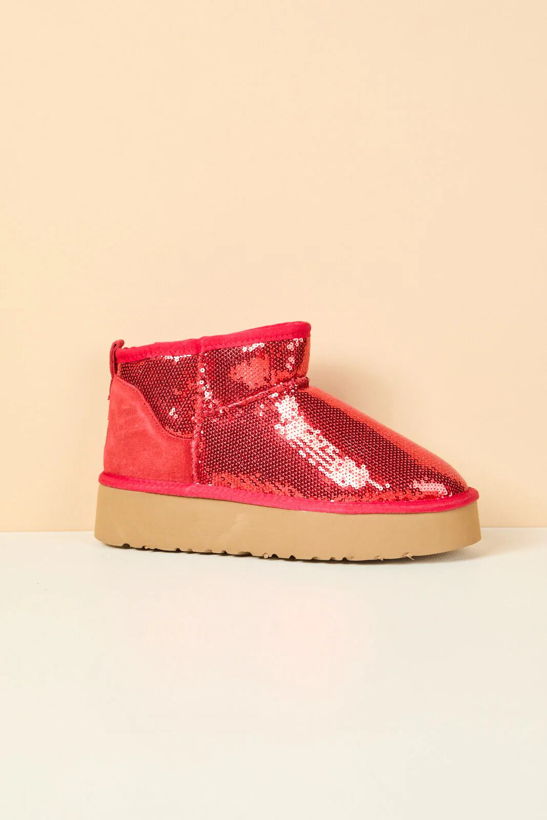 Smaibulun Ugg | Mini Glitter Low Ankle Platform Boots - candy - Image 12