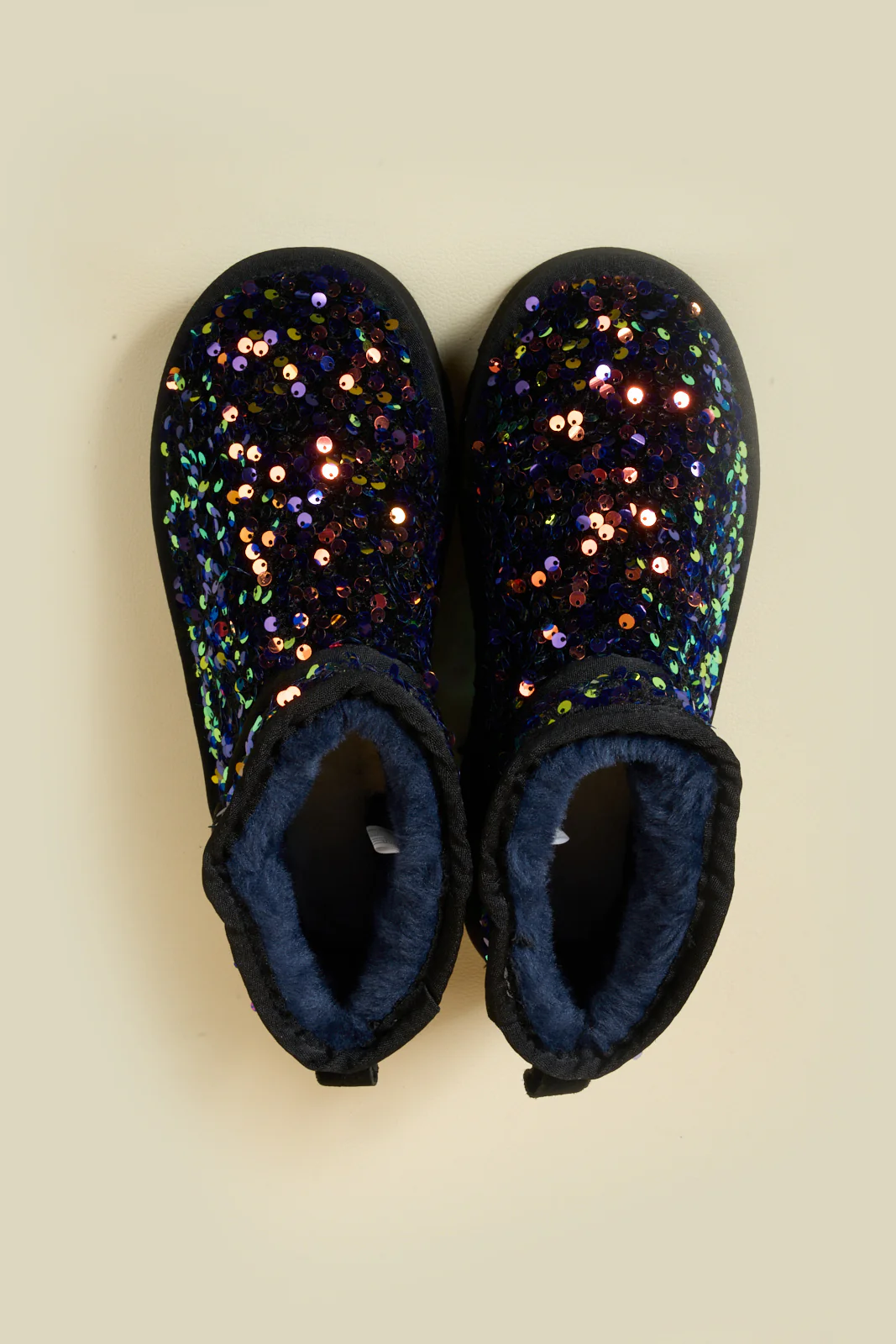 Smaibulun Ugg | Mini Glitter Low Ankle Platform Boots - Multi - Image 12