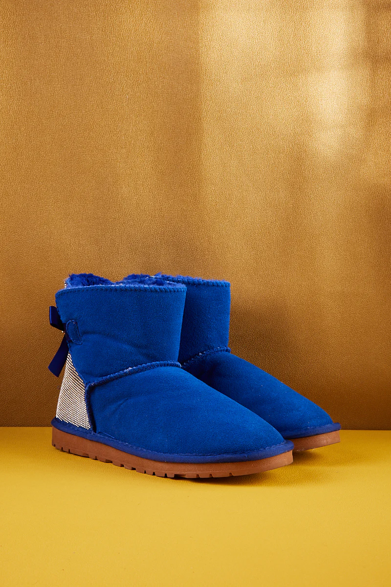 SMAIBULUN Ugg | Rhinestone Bailey Bow Sequin Ugg Boots - Blue - Image 10