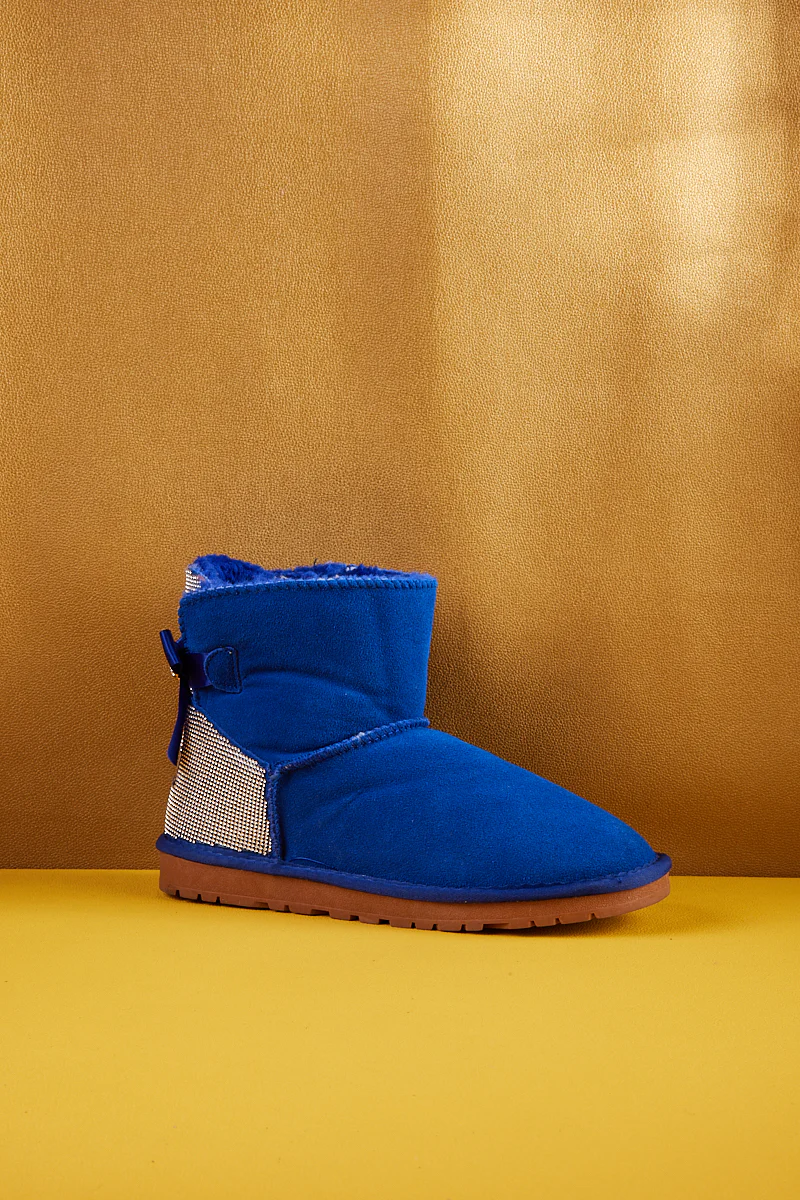 SMAIBULUN Ugg | Rhinestone Bailey Bow Sequin Ugg Boots - Blue - Image 12