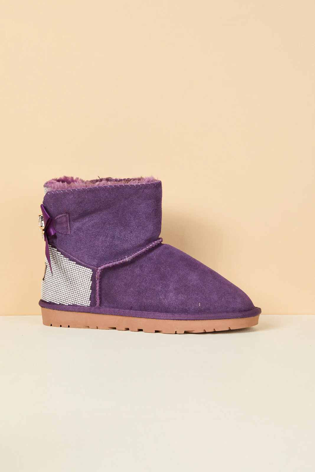 SMAIBULUN Ugg | Rhinestone Bailey Bow Sequin Ugg Boots - Purple - Image 11