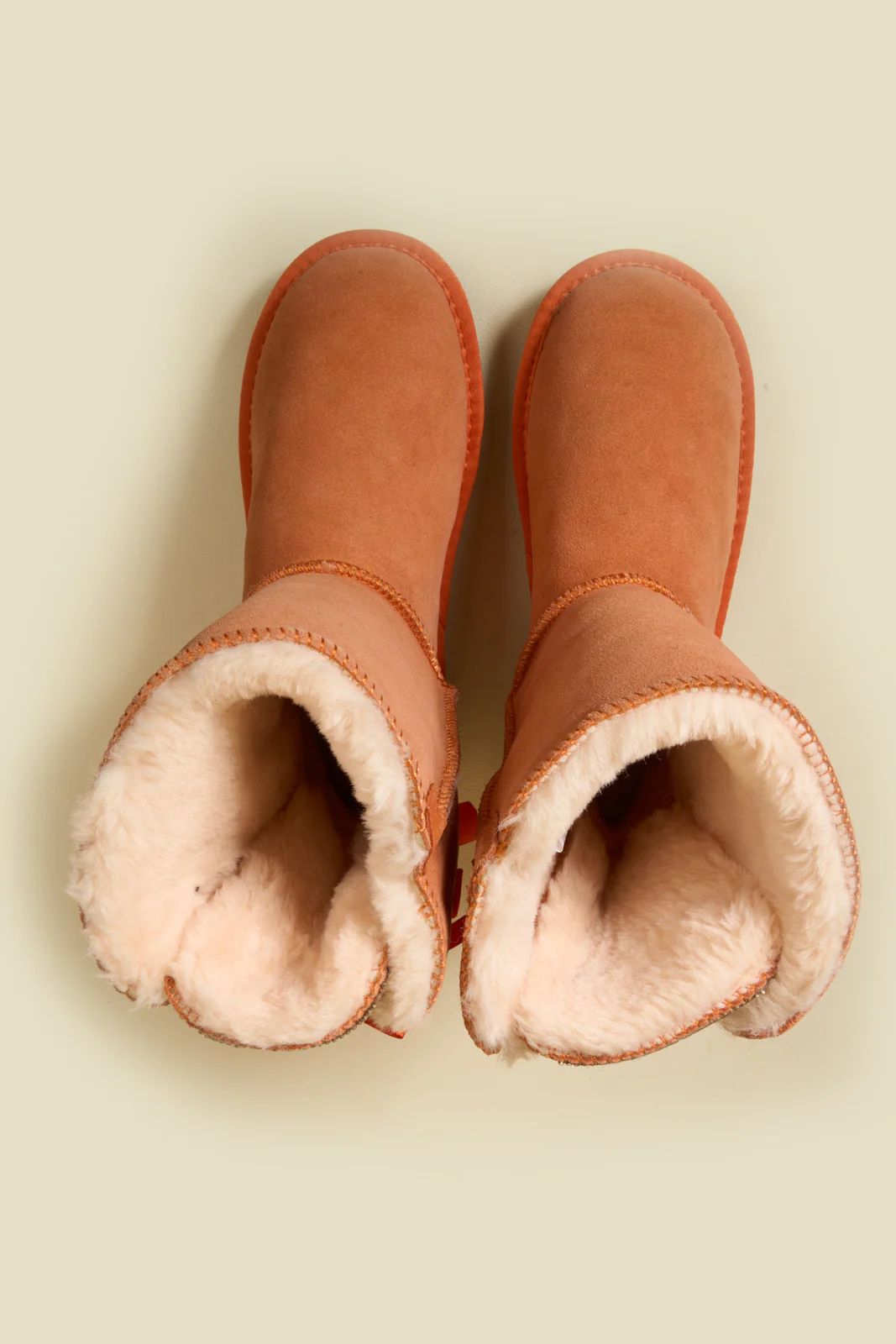 SMAIBULUN Ugg | Rhinestone Dual Bailey Bow Glam Ugg Boots - Orange - Image 12
