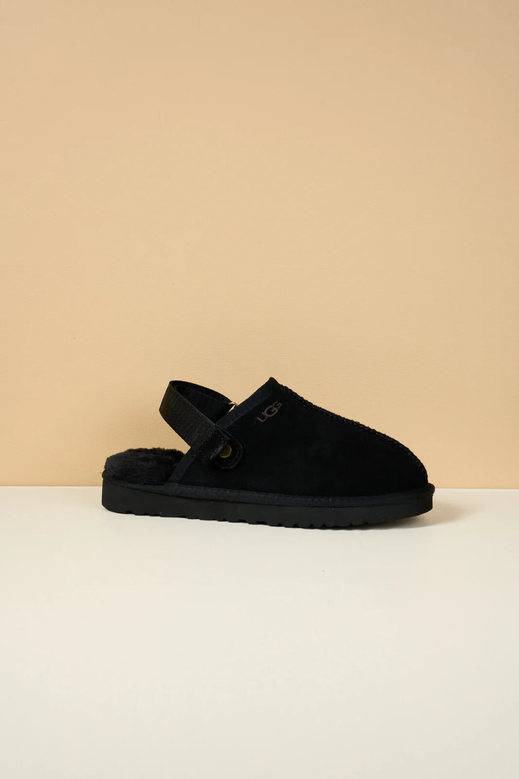Smaibulun Ugg | Selena Wool Lined Slingback Sandals - black - Image 10