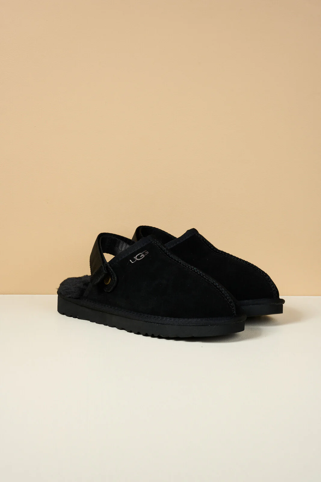 Smaibulun Ugg | Selena Wool Lined Slingback Sandals - black - Image 9