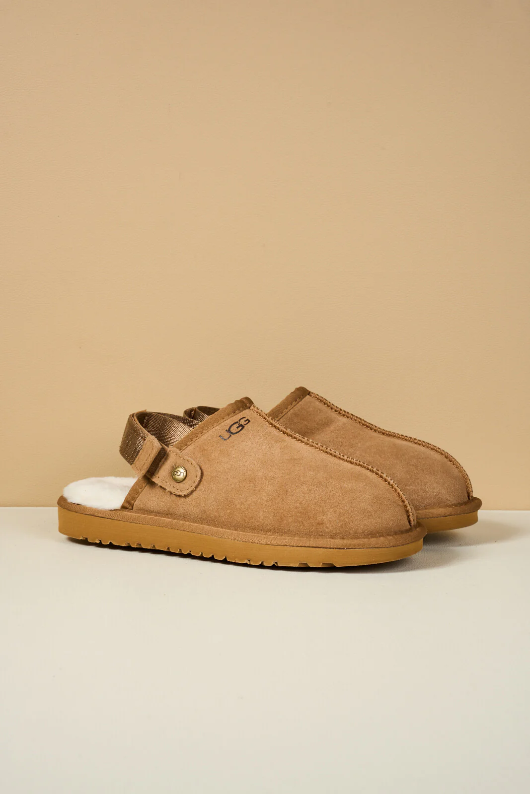 Smaibulun Ugg | Selena Wool Lined Slingback Sandals - chestnut - Image 11