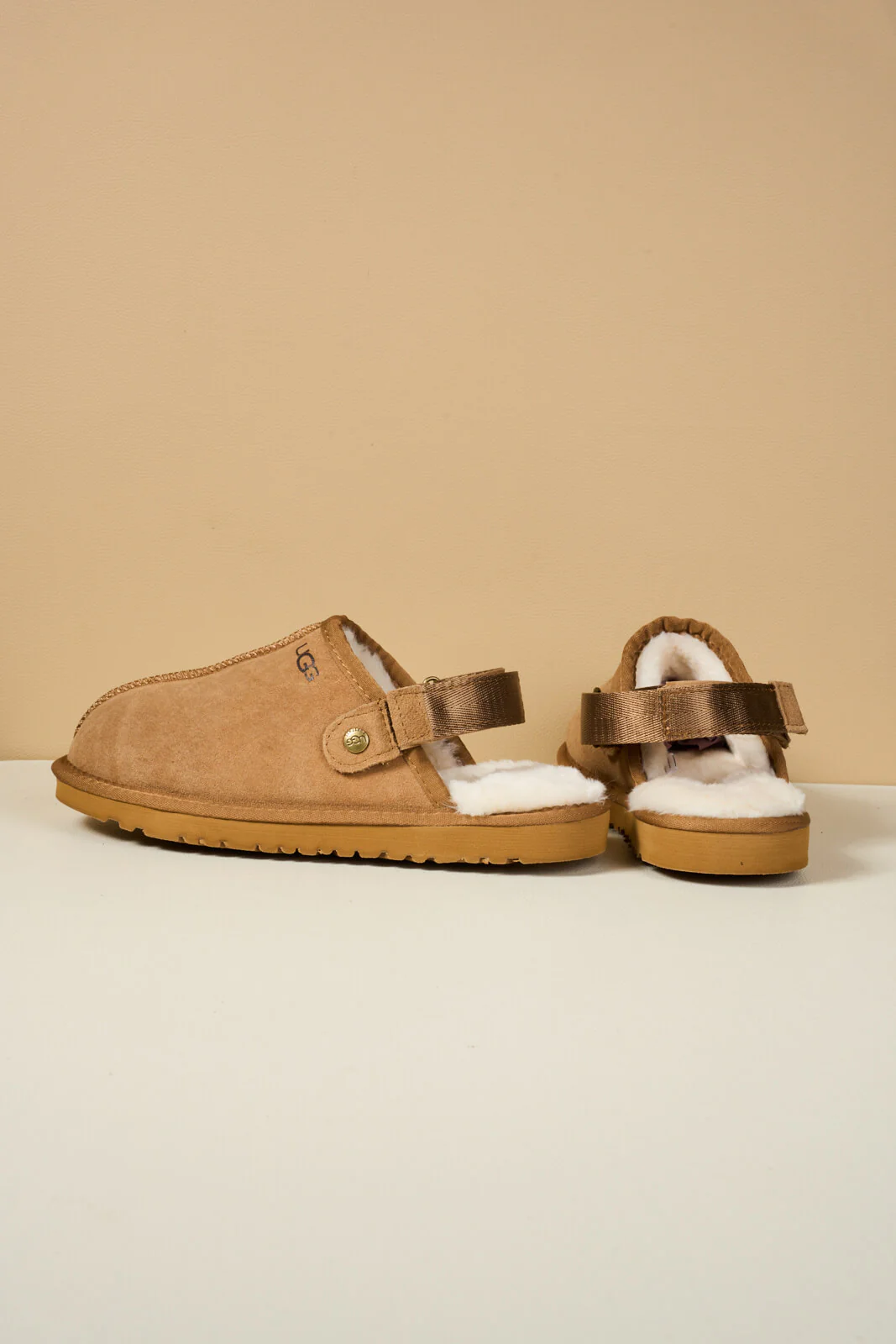 Smaibulun Ugg | Selena Wool Lined Slingback Sandals - chestnut - Image 14