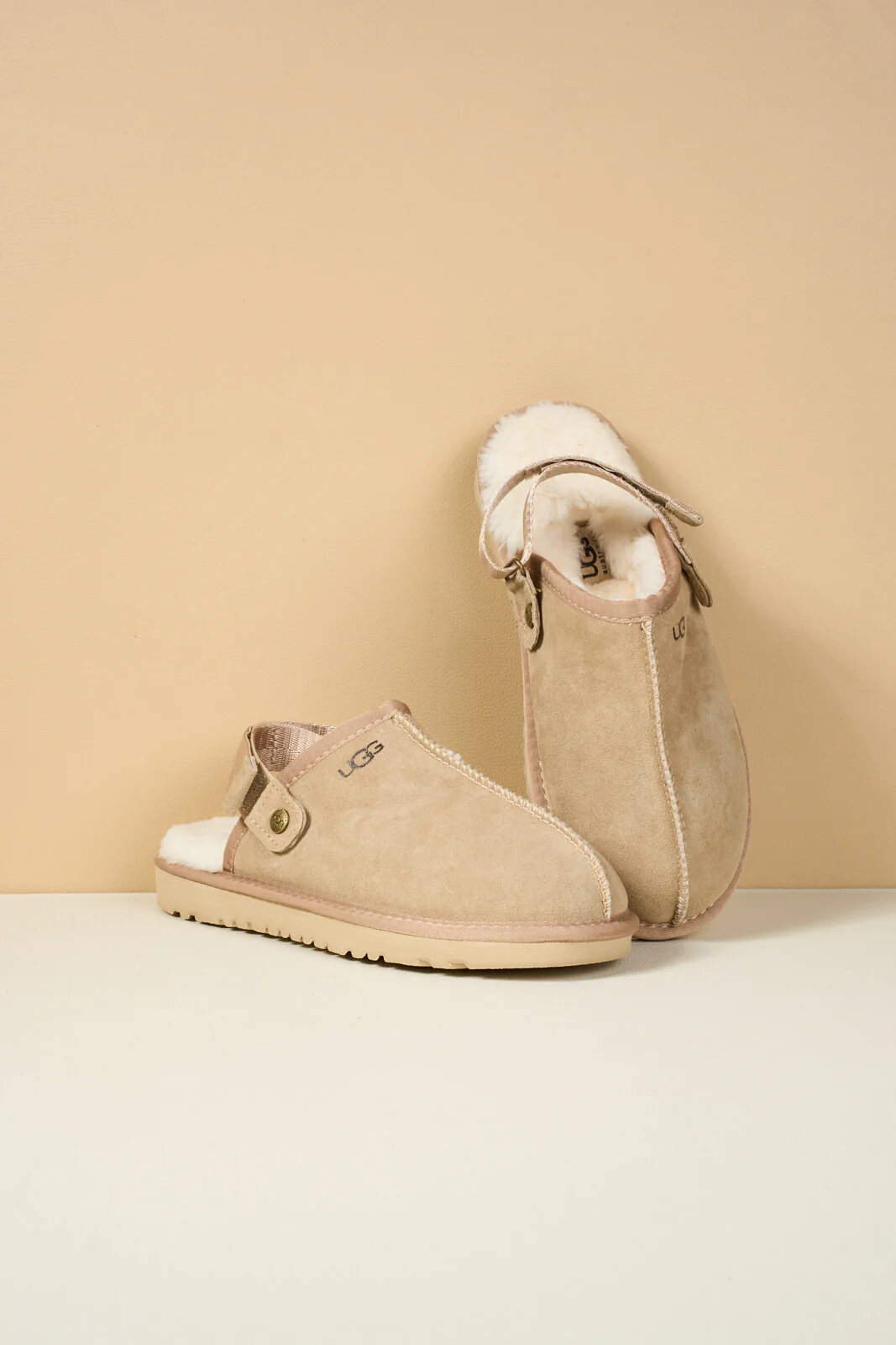 Smaibulun Ugg | Selena Wool Lined Slingback Sandals - sand - Image 11