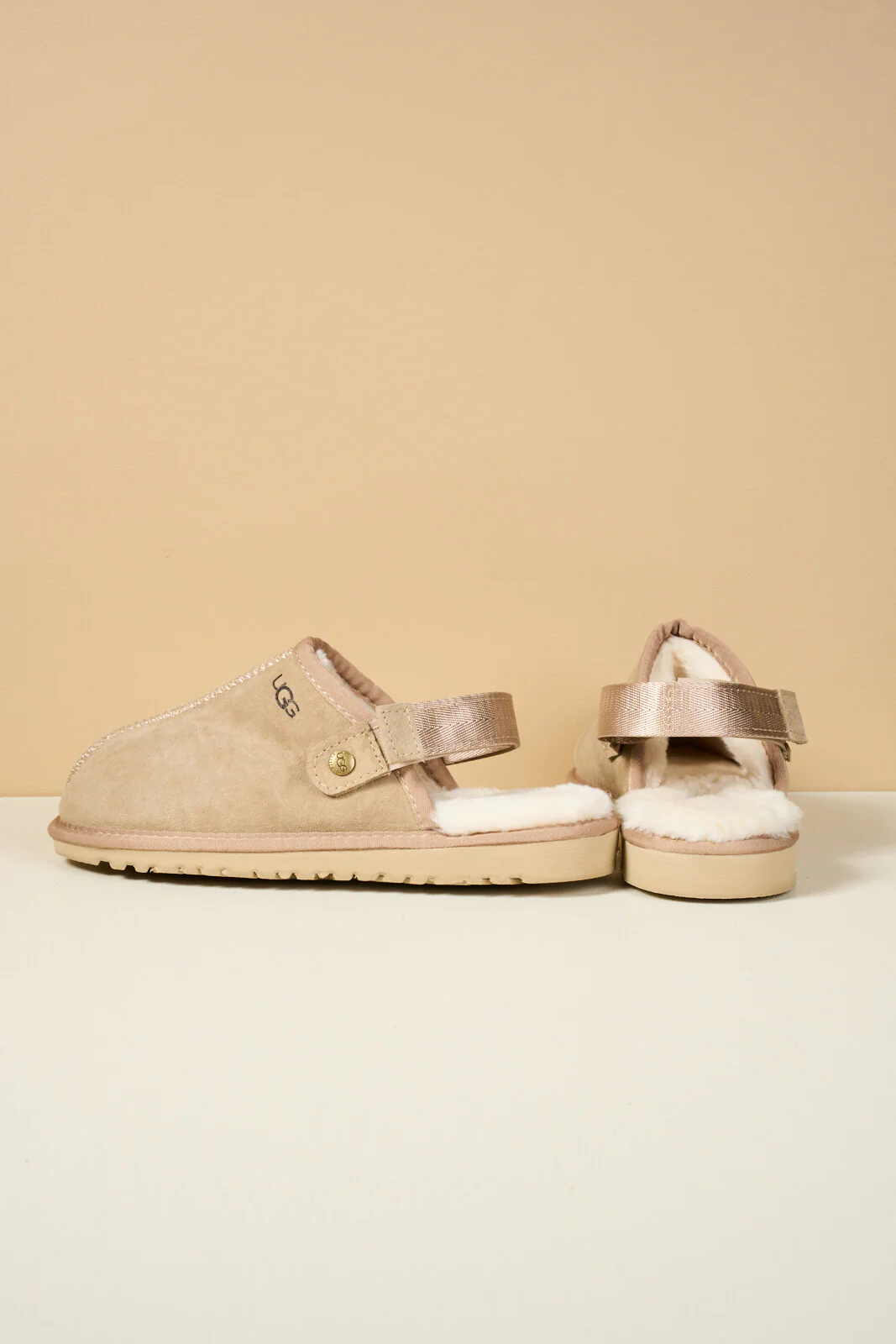 Smaibulun Ugg | Selena Wool Lined Slingback Sandals - sand - Image 13
