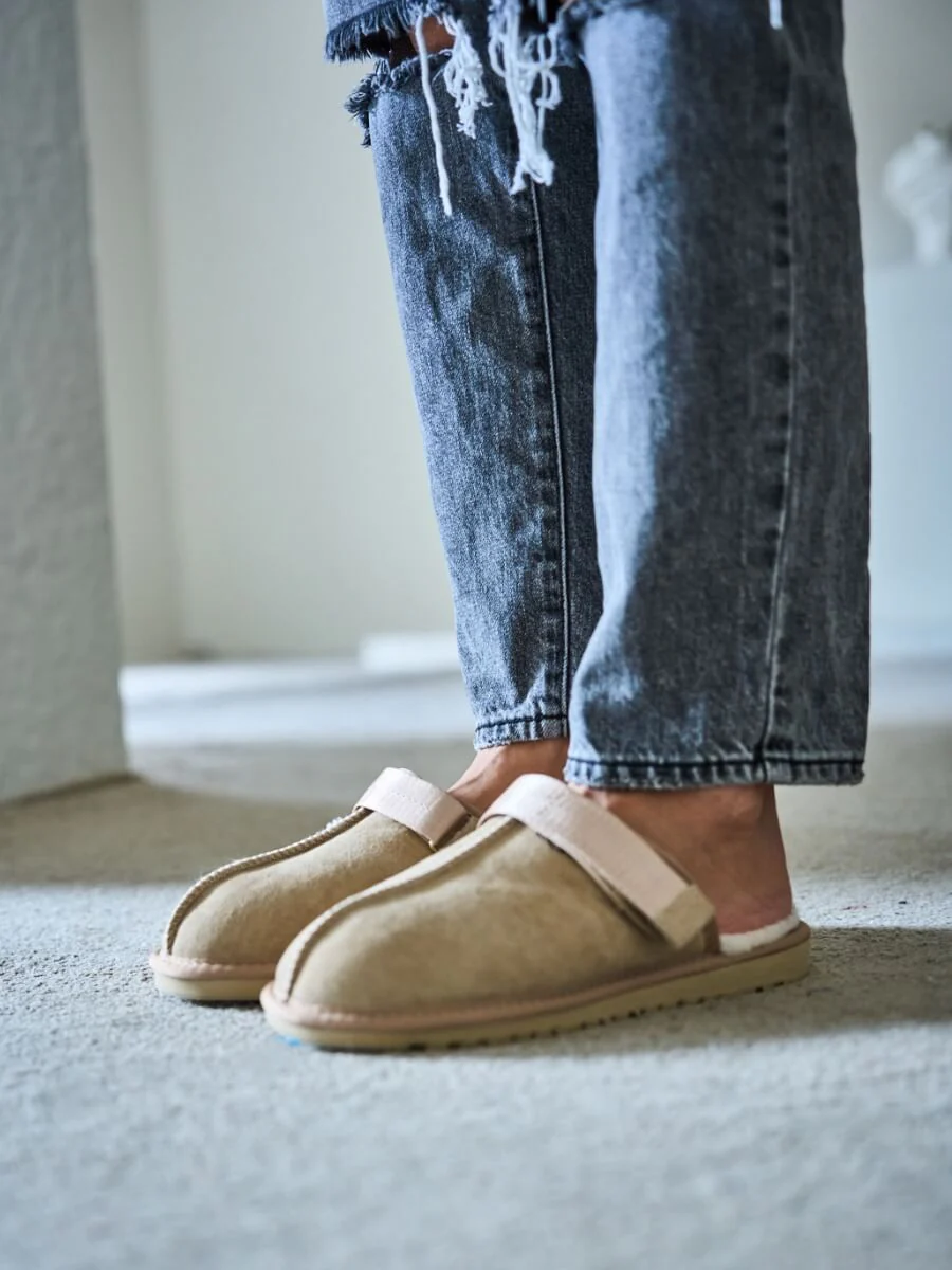 Smaibulun Ugg | Selena Wool Lined Slingback Sandals - sand - Image 4