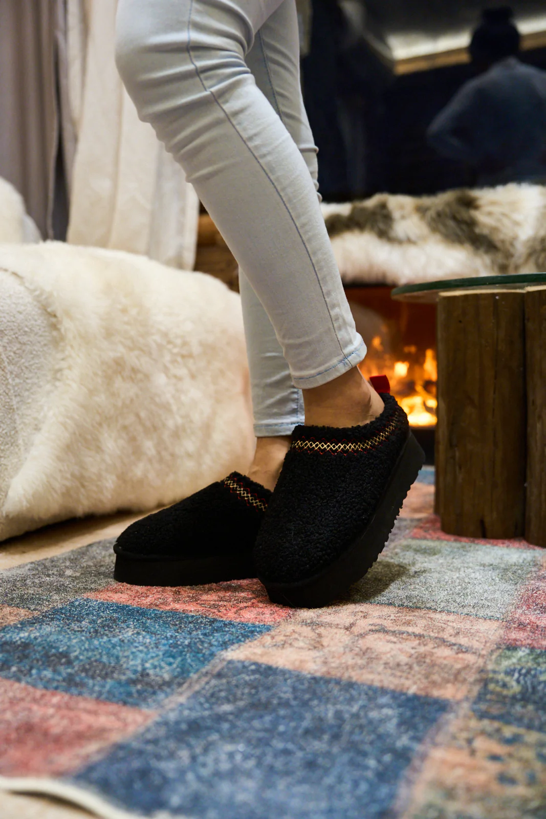 Smaibulun Ugg | Shepherd Tasman Platform Bootie - black - Image 5