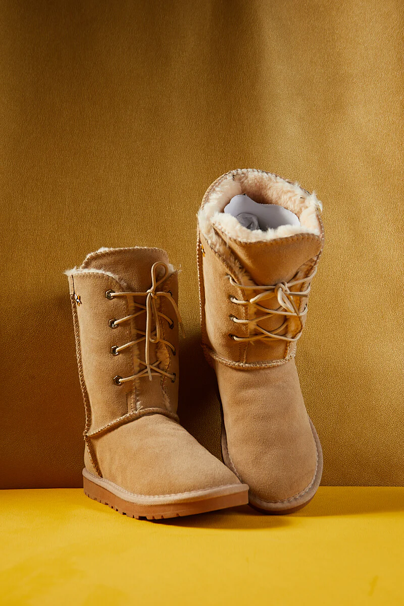 Smaibulun Ugg | Star Soldier Suede Wool Blend Boots - Image 10