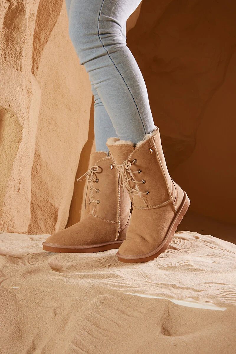 Smaibulun Ugg | Star Soldier Suede Wool Blend Boots - Image 2