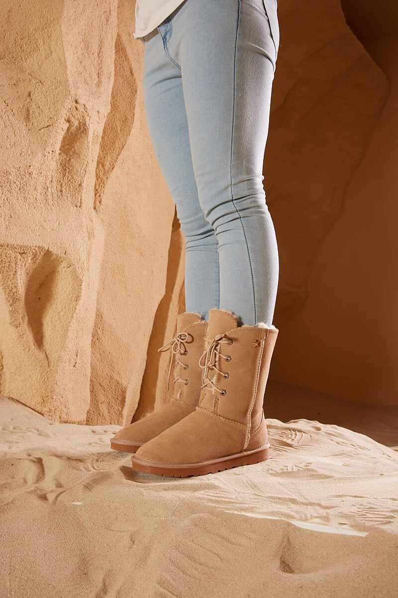 Smaibulun Ugg | Star Soldier Suede Wool Blend Boots - Image 4