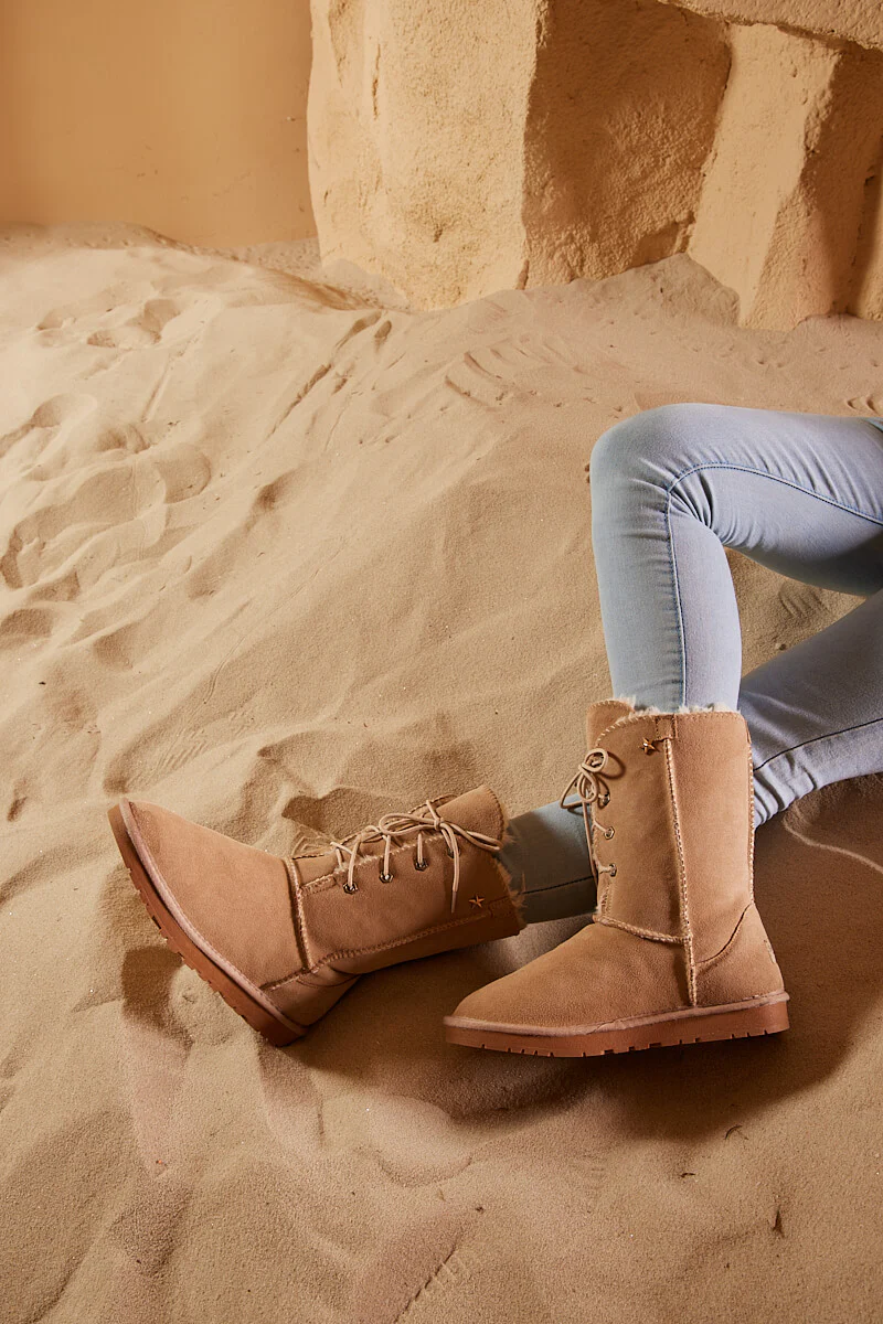 Smaibulun Ugg | Star Soldier Suede Wool Blend Boots - Image 8