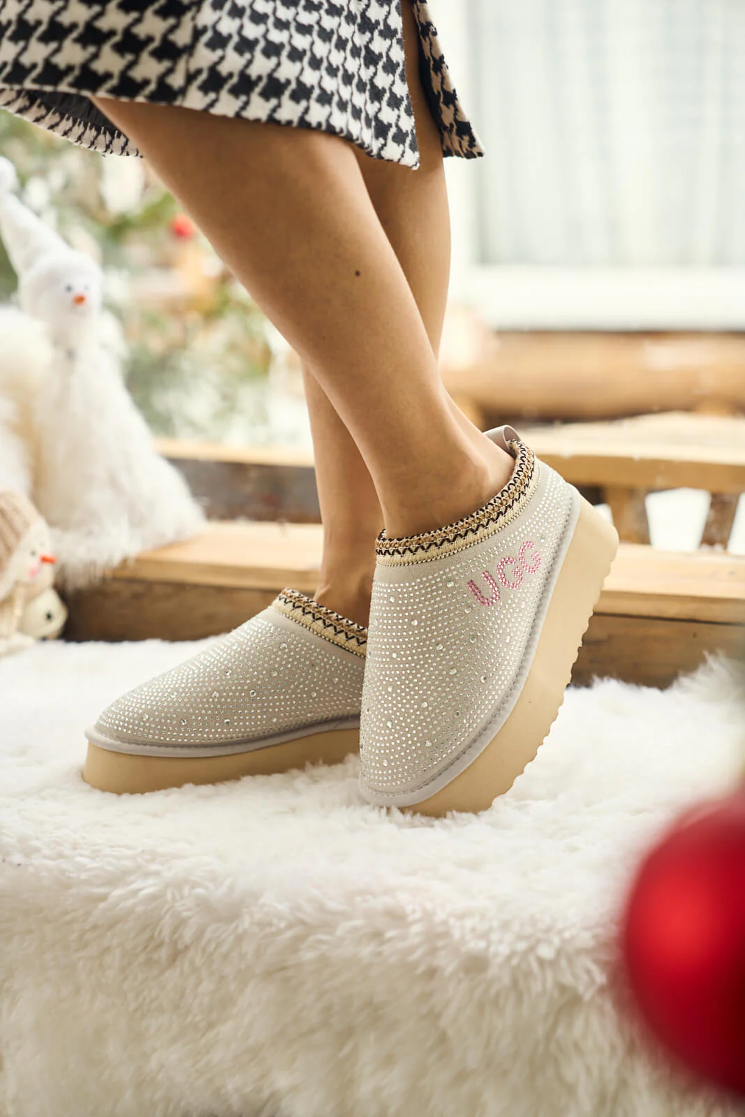 Smaibulun Ugg | Tassie Swifty Diamond Platform Boot - gray - Image 7