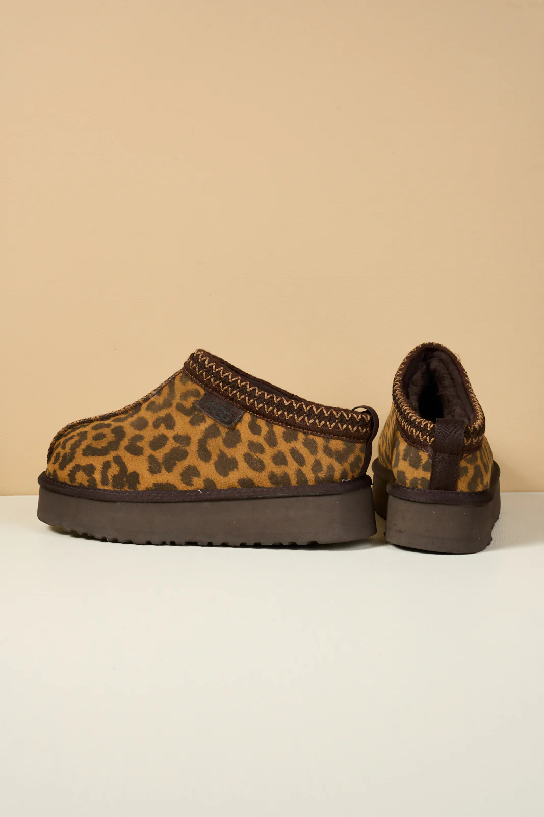 Smaibulun Ugg | Tassie X Tasman Platform Slipper Boot - cheetah - Image 13