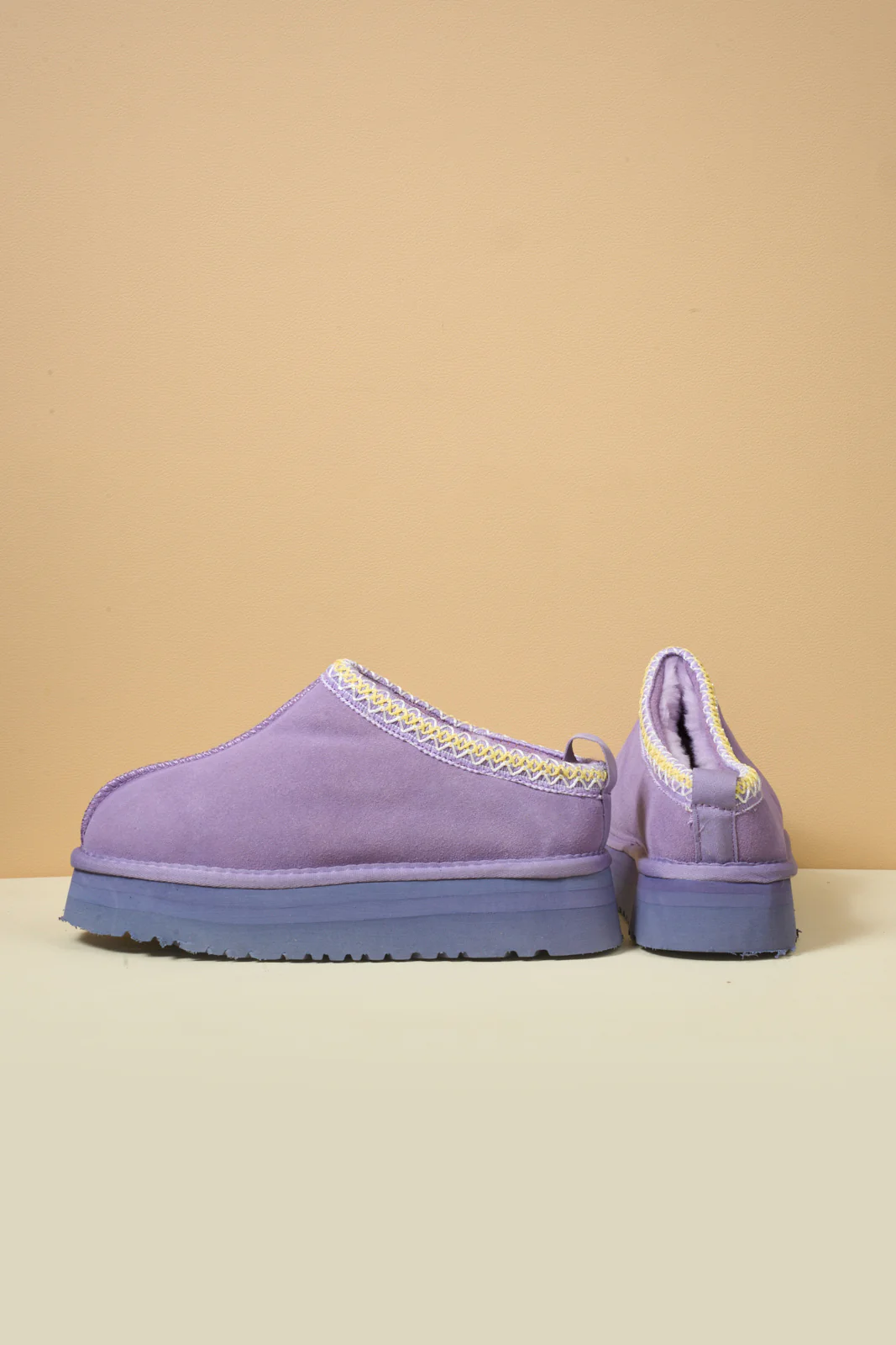 Smaibulun Ugg | Tassie X Tasman Platform Slipper Boot - Lavender - Image 11