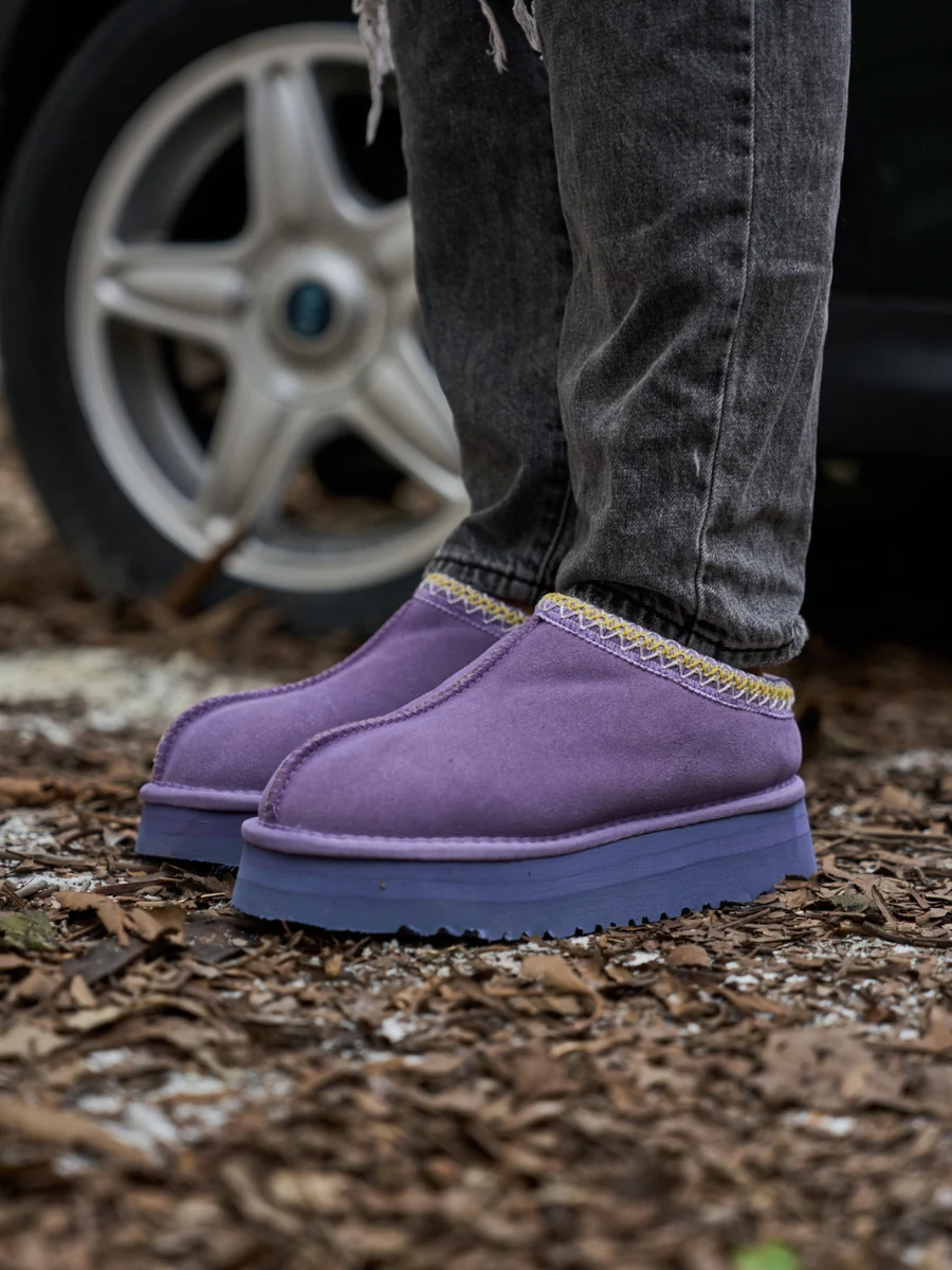 Smaibulun Ugg | Tassie X Tasman Platform Slipper Boot - Lavender - Image 2