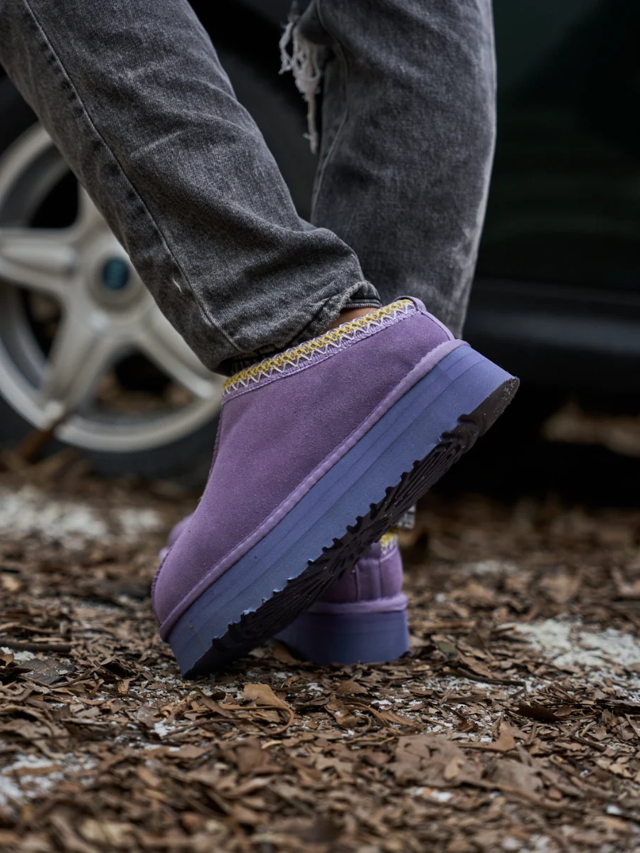 Smaibulun Ugg | Tassie X Tasman Platform Slipper Boot - Lavender - Image 4