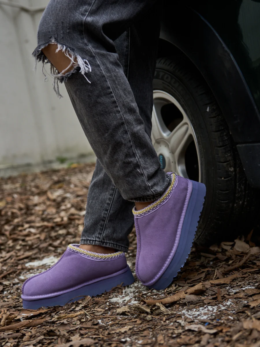Smaibulun Ugg | Tassie X Tasman Platform Slipper Boot - Lavender - Image 6