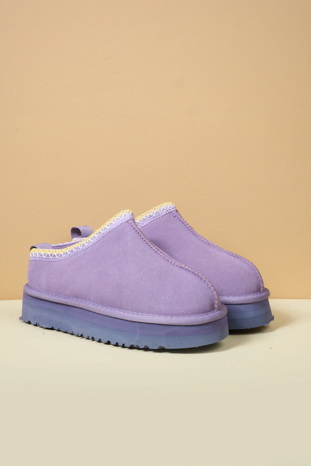 Smaibulun Ugg | Tassie X Tasman Platform Slipper Boot - Lavender - Image 8