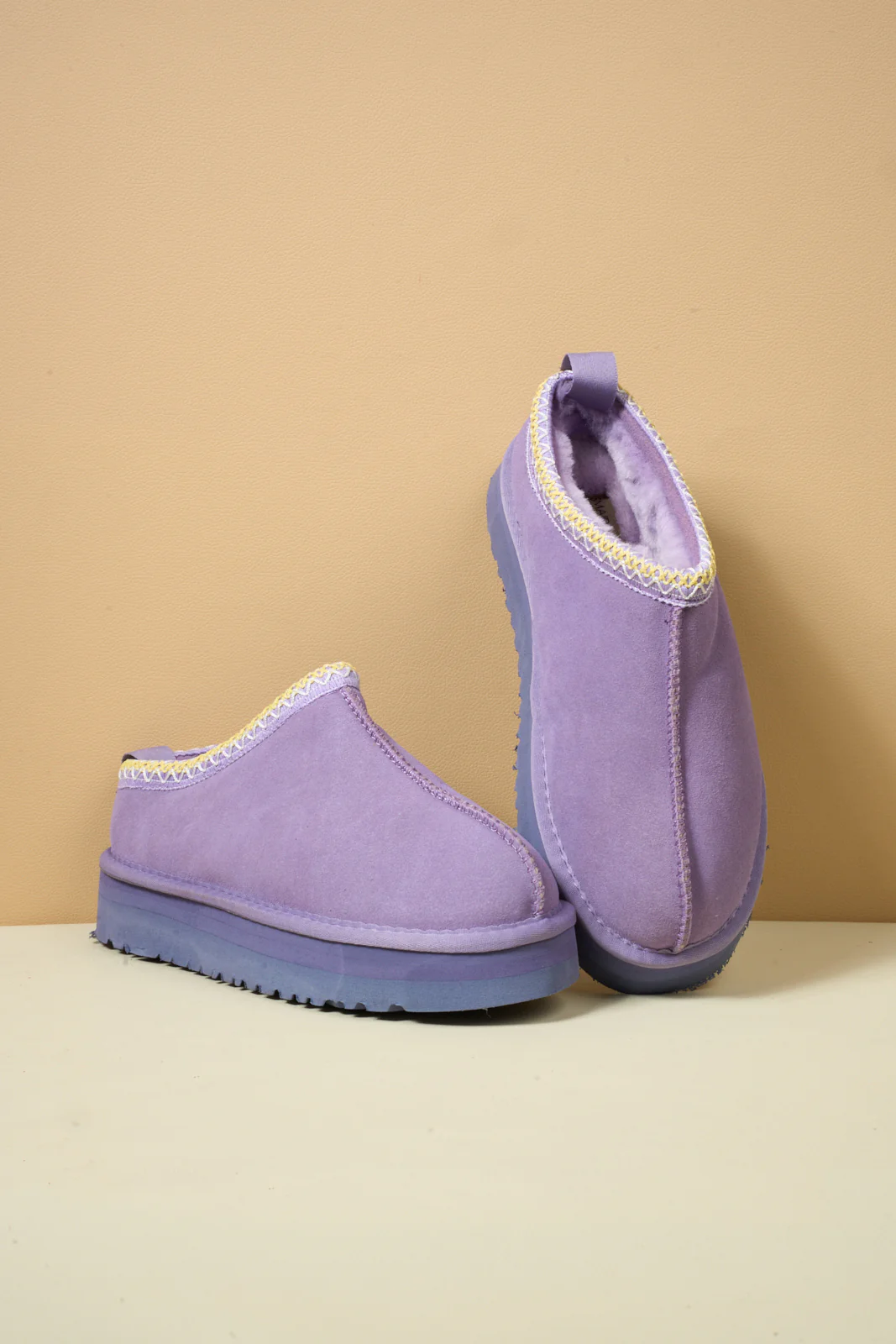 Smaibulun Ugg | Tassie X Tasman Platform Slipper Boot - Lavender - Image 9