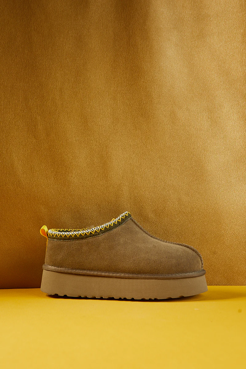 Smaibulun Ugg | Tassie X Tasman Platform Slipper Boot - Olive - Image 11