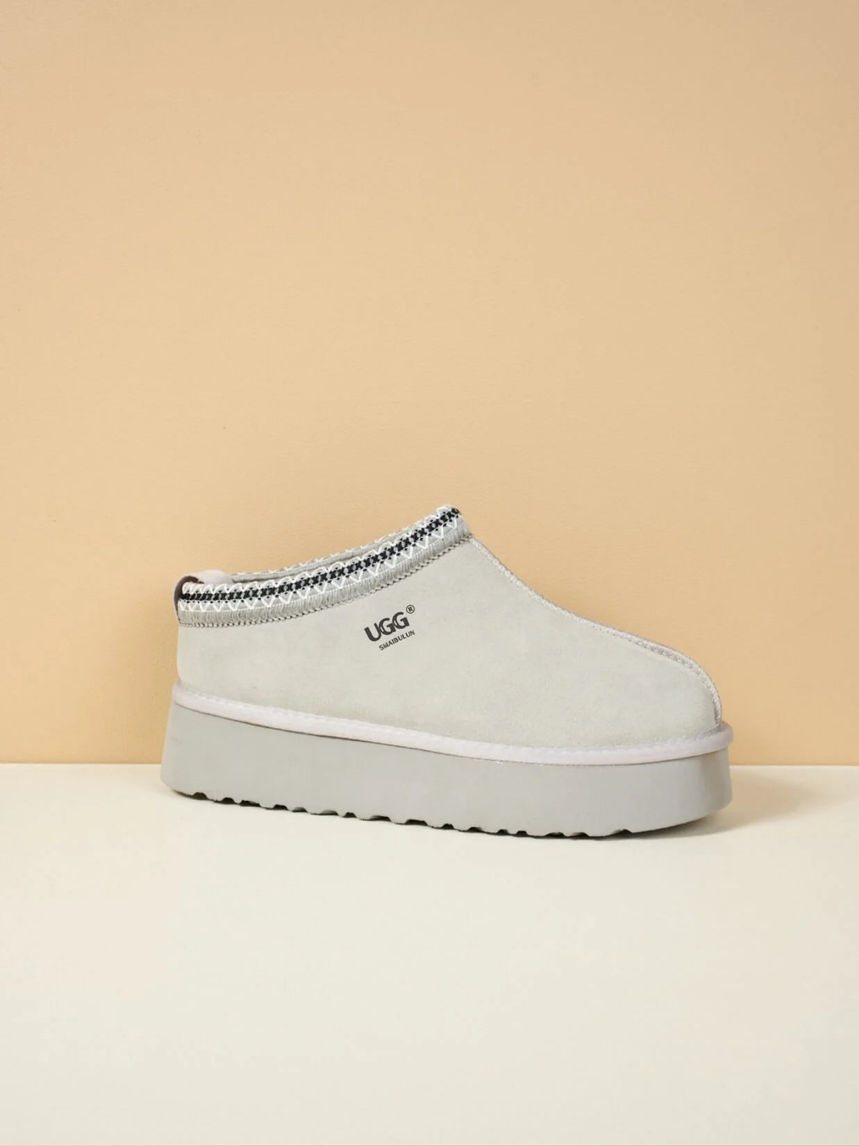 Smaibulun Ugg | Tassie X Tasman Platform Slipper Boot - pale - Image 12