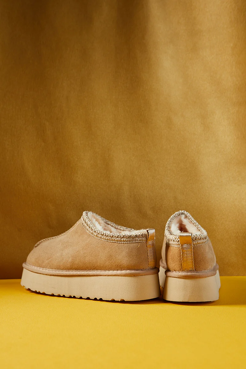 Smaibulun Ugg | Tassie X Tasman Platform Slipper Boot - Sand - Image 12