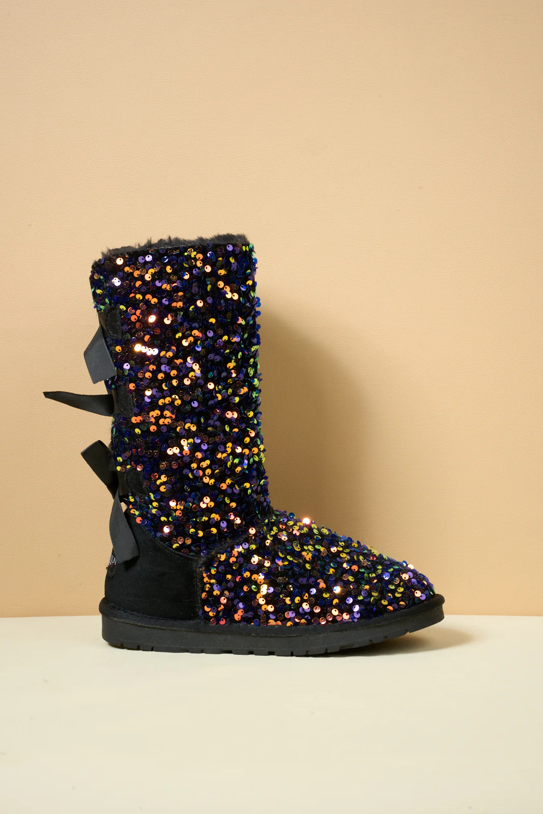 SMAIBULUN Ugg | Tay Swift Celebration Rhinestone Bailey Bow Sequin Boots - Multi - Image 11
